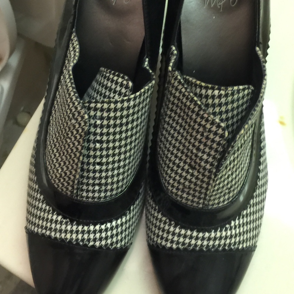 Black and White Oxfords